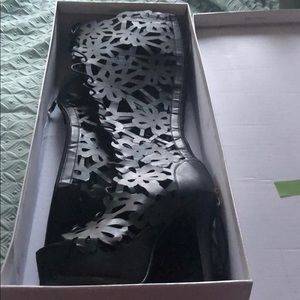 Knee High Cutout Boots